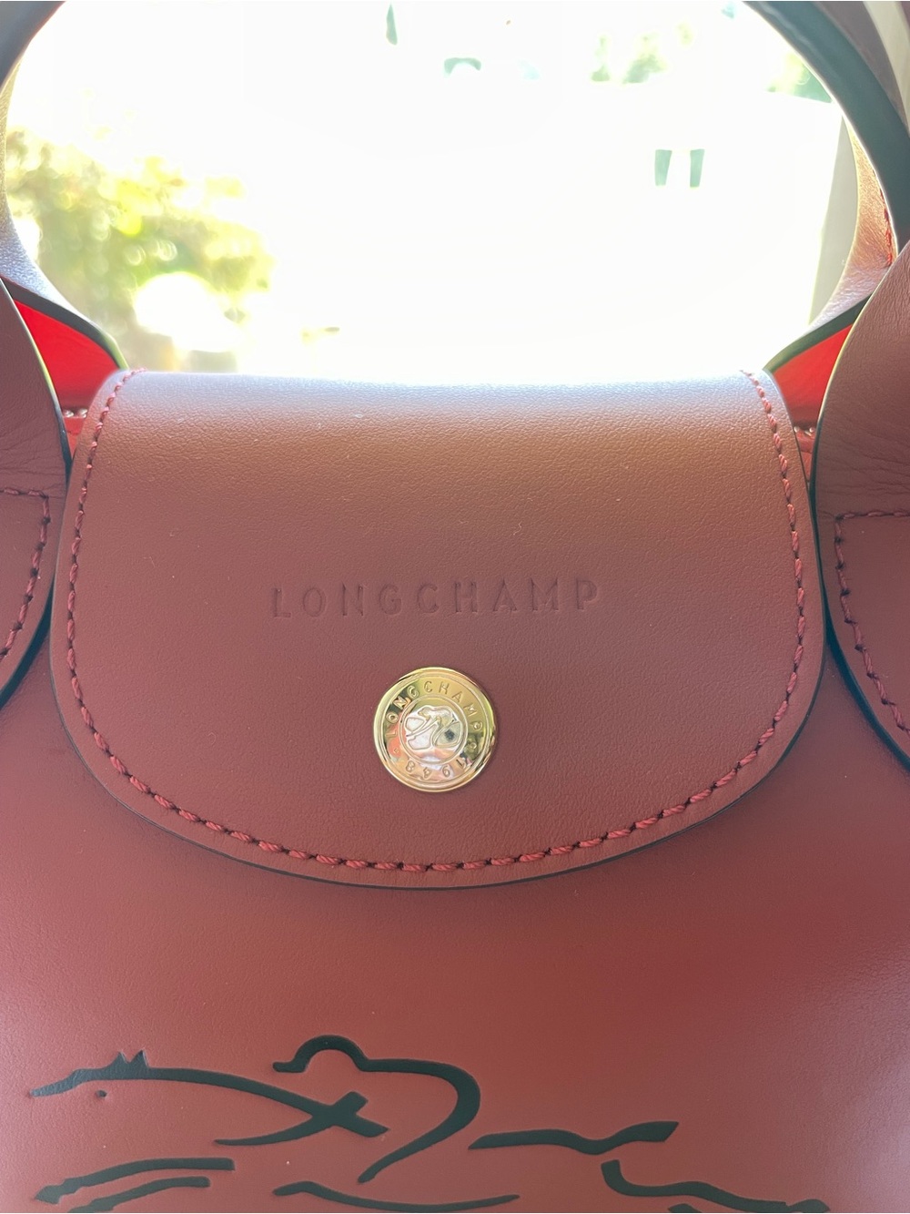 Le Pliage Jockey Extra Small Leather Crossbody - Picture 5 of 16
